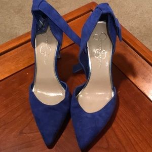 Jessica Simpson Blue Heels